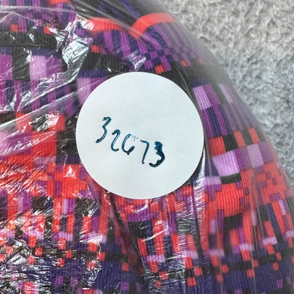 Nike Pro Pullover Womens L Purple Dri-FIT 1/4 Zip Geometric Print 685681-696 - Picture 13 of 13